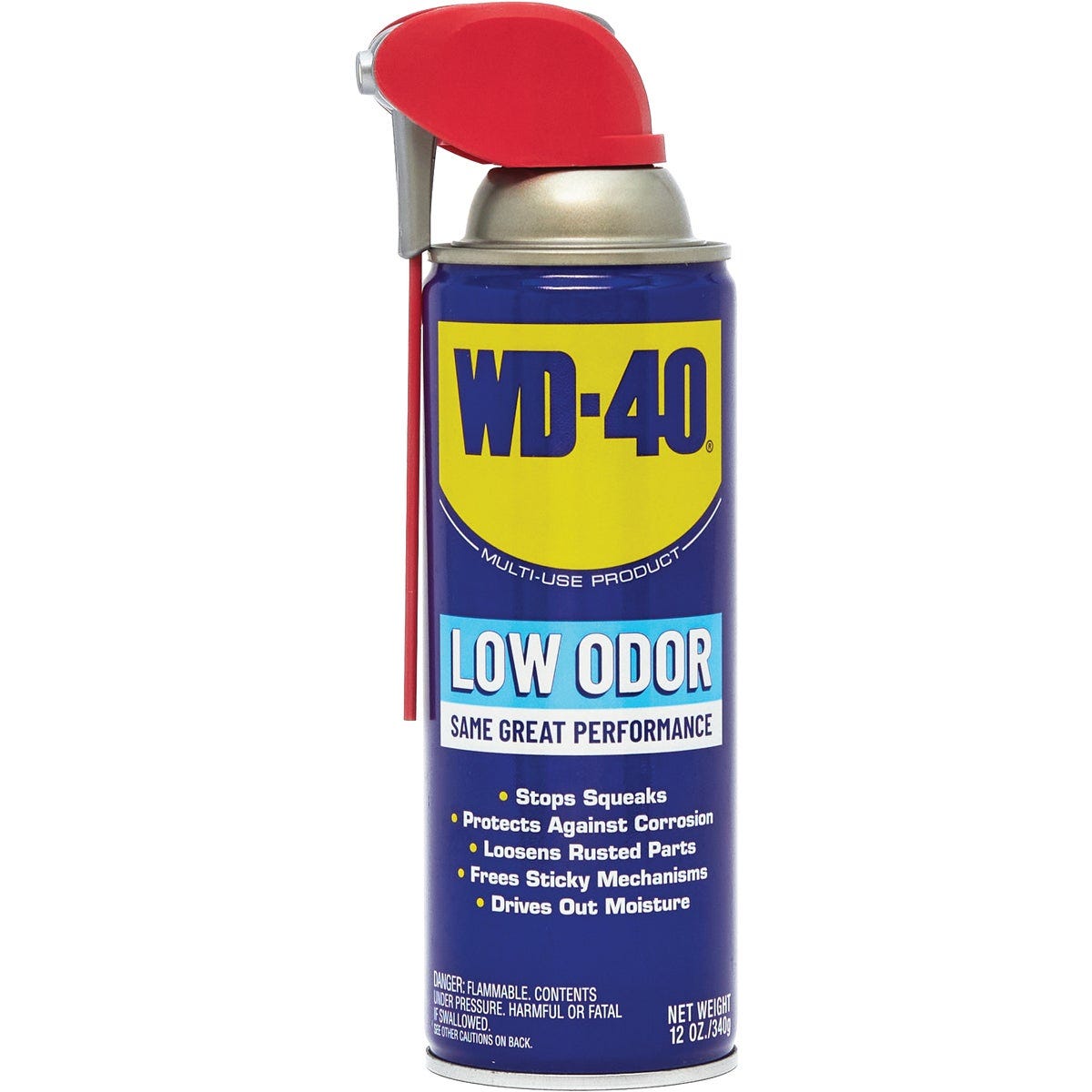 WD-40 12 Oz. Low Odor Lubricant with Smart Straw