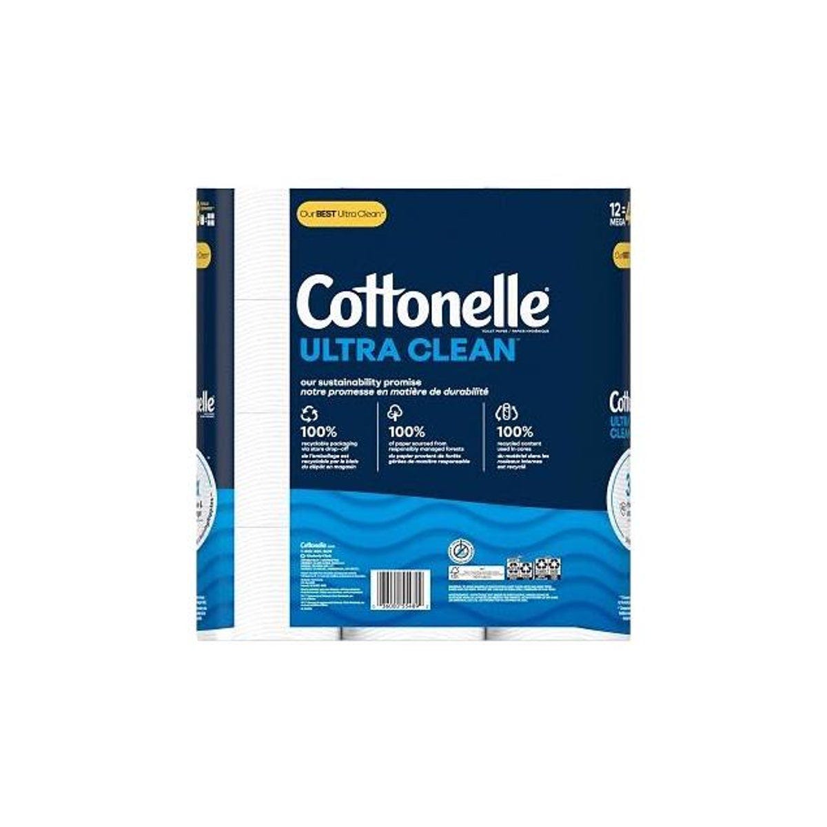 Cottonelle 12-Pack Ultra CleanCare Toilet Paper - photo 2