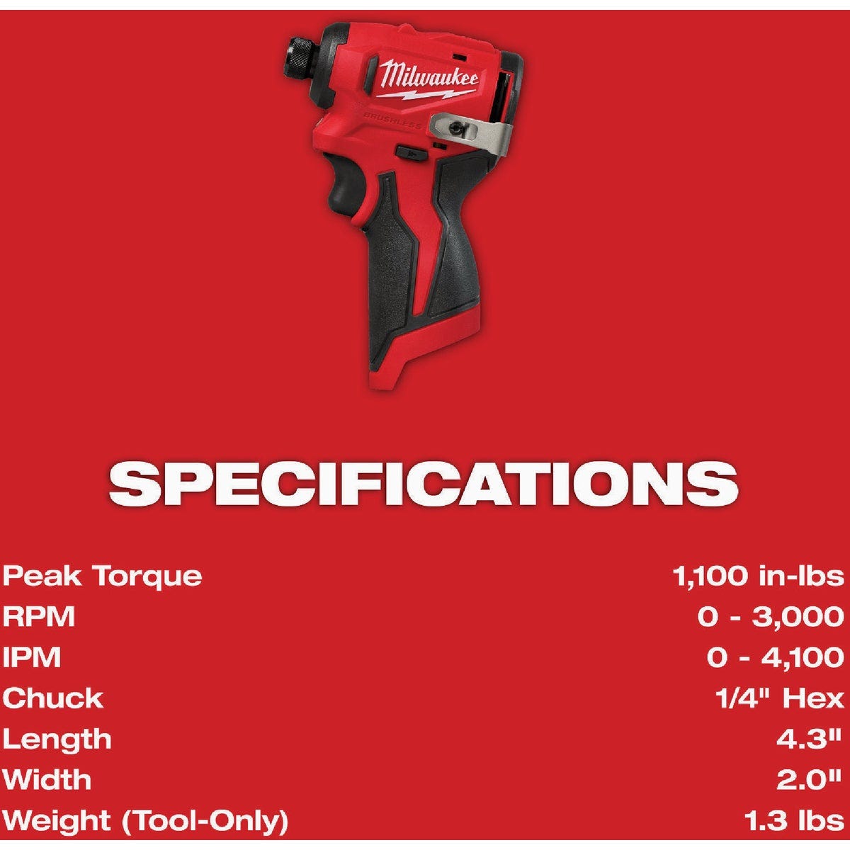 Milwaukee M12 2-Tool Brushless Subcompact Drill/Driver & Impact Driver Combo Kit with (2) Batteries & Charger - photo 7 Milwaukee M12 2-Tool Brushless Subcompact Drill/Driver & Impact Driver Combo Kit with (2) Batteries & Charger - photo 7