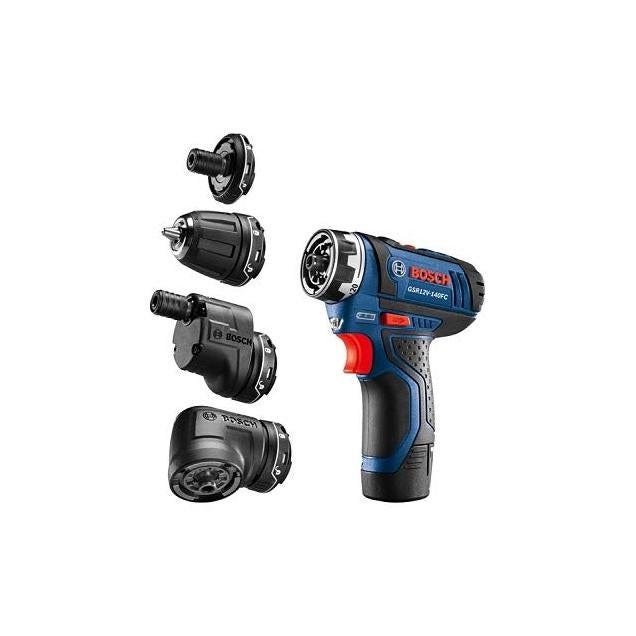 Bosch 12V FlexiClick 5-In-1 Drill/Driver System Bosch 12V FlexiClick 5-In-1 Drill/Driver System