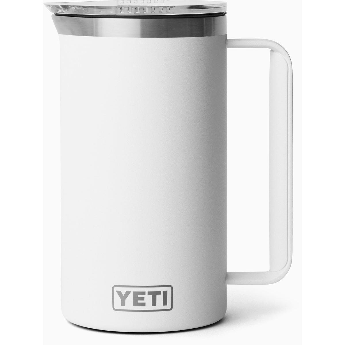 YETI Rambler 64 Oz. Pitcher with Twist-to-Lock Pitcher Lid, White-