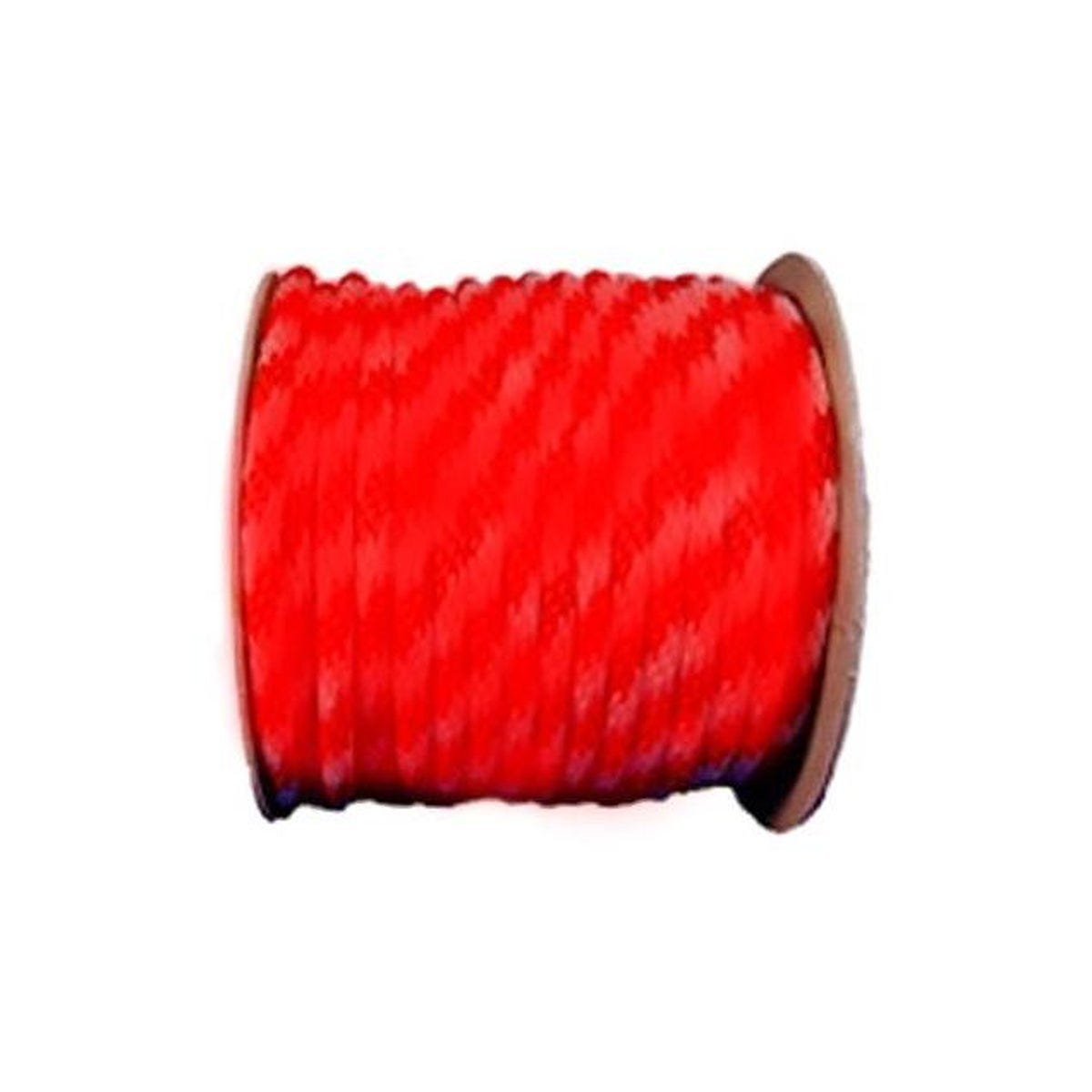 Richelieu 5/8 In. x 200 Ft. Red Solid Braid Polypropylene Rope