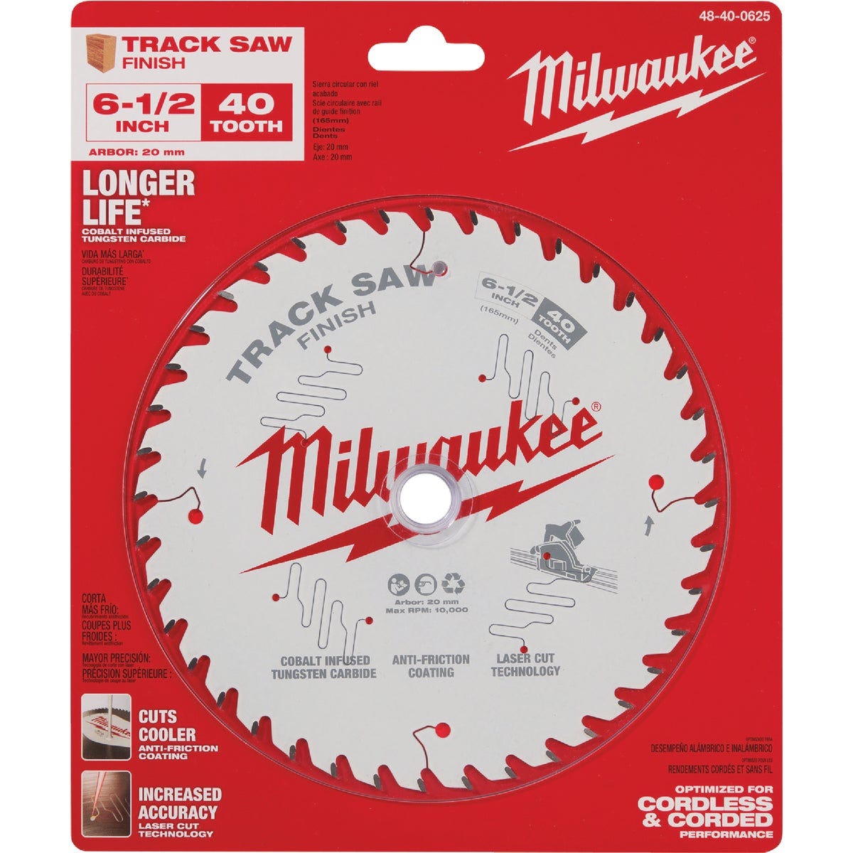 Milwaukee 6-1/2 In. 40-Tooth Finish Track Saw Blade - photo 2 Milwaukee 6-1/2 In. 40-Tooth Finish Track Saw Blade - photo 2