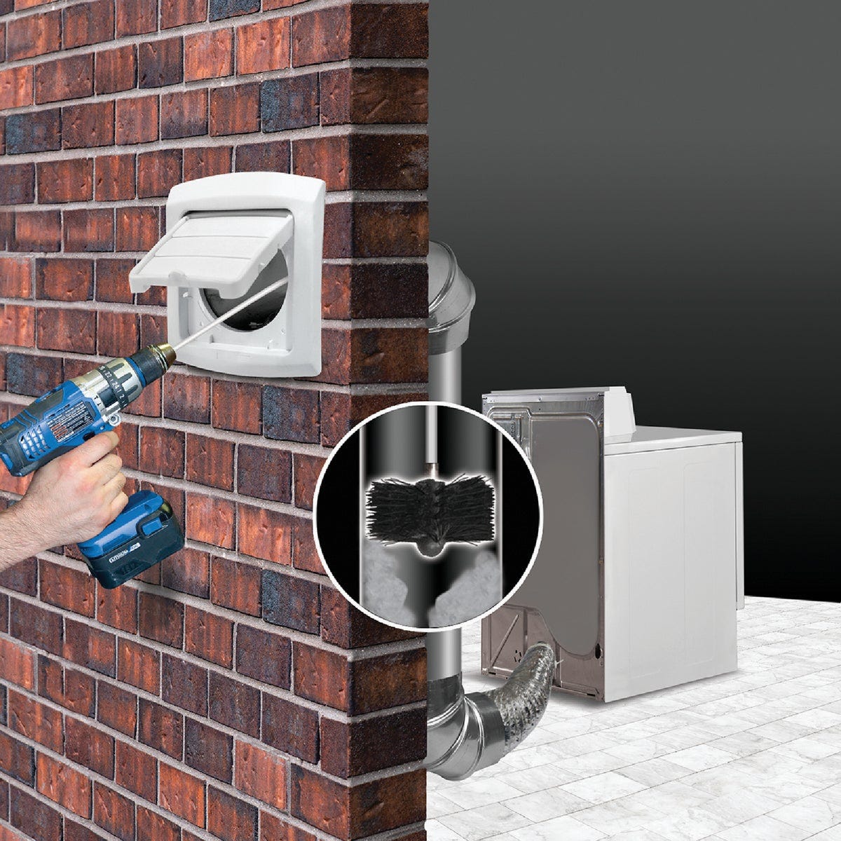 Dundas Jafine Drill Powered Dryer Vent Brush - photo 6 Dundas Jafine Drill Powered Dryer Vent Brush - photo 6