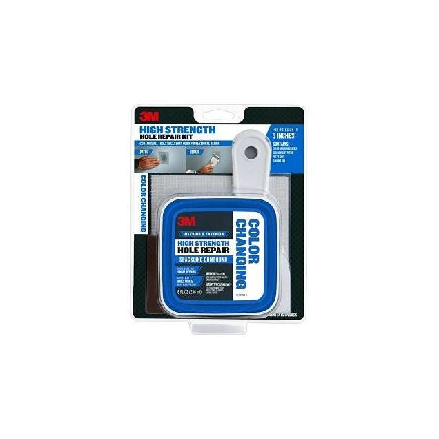 3M High Strength Color Changing Spackling Hole Repair Kit 3M High Strength Color Changing Spackling Hole Repair Kit