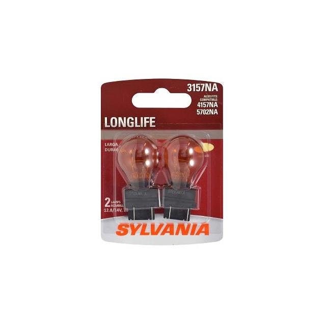 Sylvania 3157NALL BP2 Long Life Miniature Amber Bulb (2-Pack) Sylvania 3157NALL BP2 Long Life Miniature Amber Bulb (2-Pack)