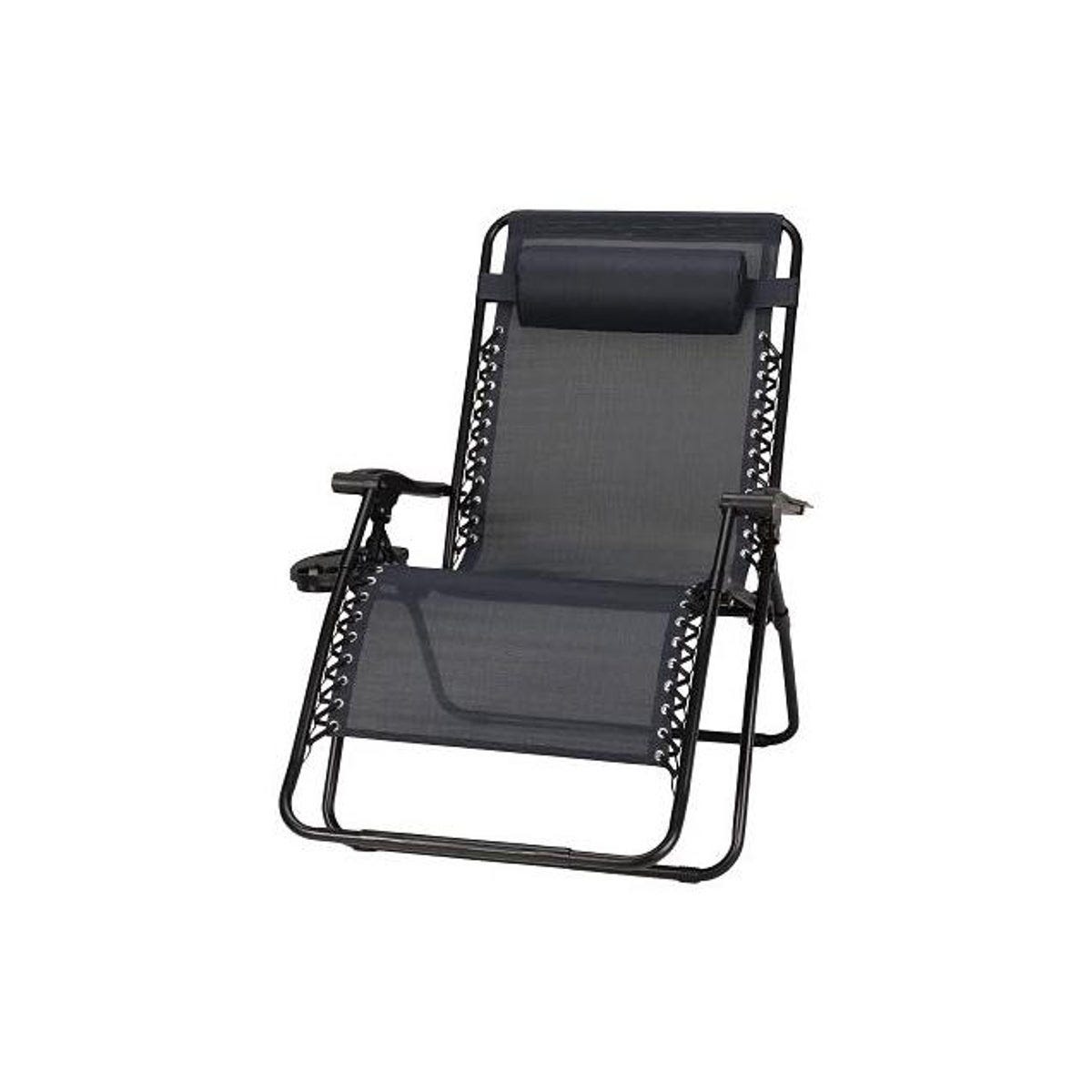 Four Seasons Courtyard XL Navy Steel Sunny Isles Zero Gravity Chair