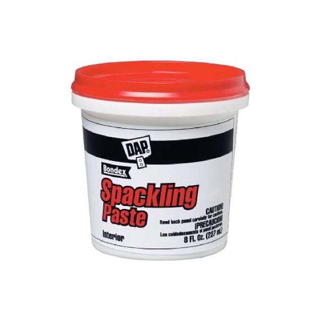 Dap 1/2 Pt. Pre-Mixed Spackling Putty Dap 1/2 Pt. Pre-Mixed Spackling Putty