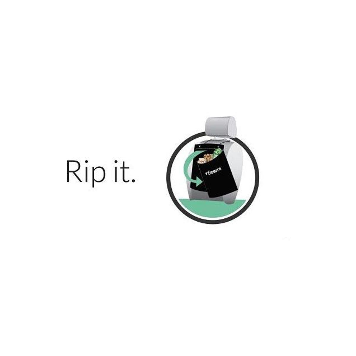 Tossits Disposable Car Garbage Bags - photo 3