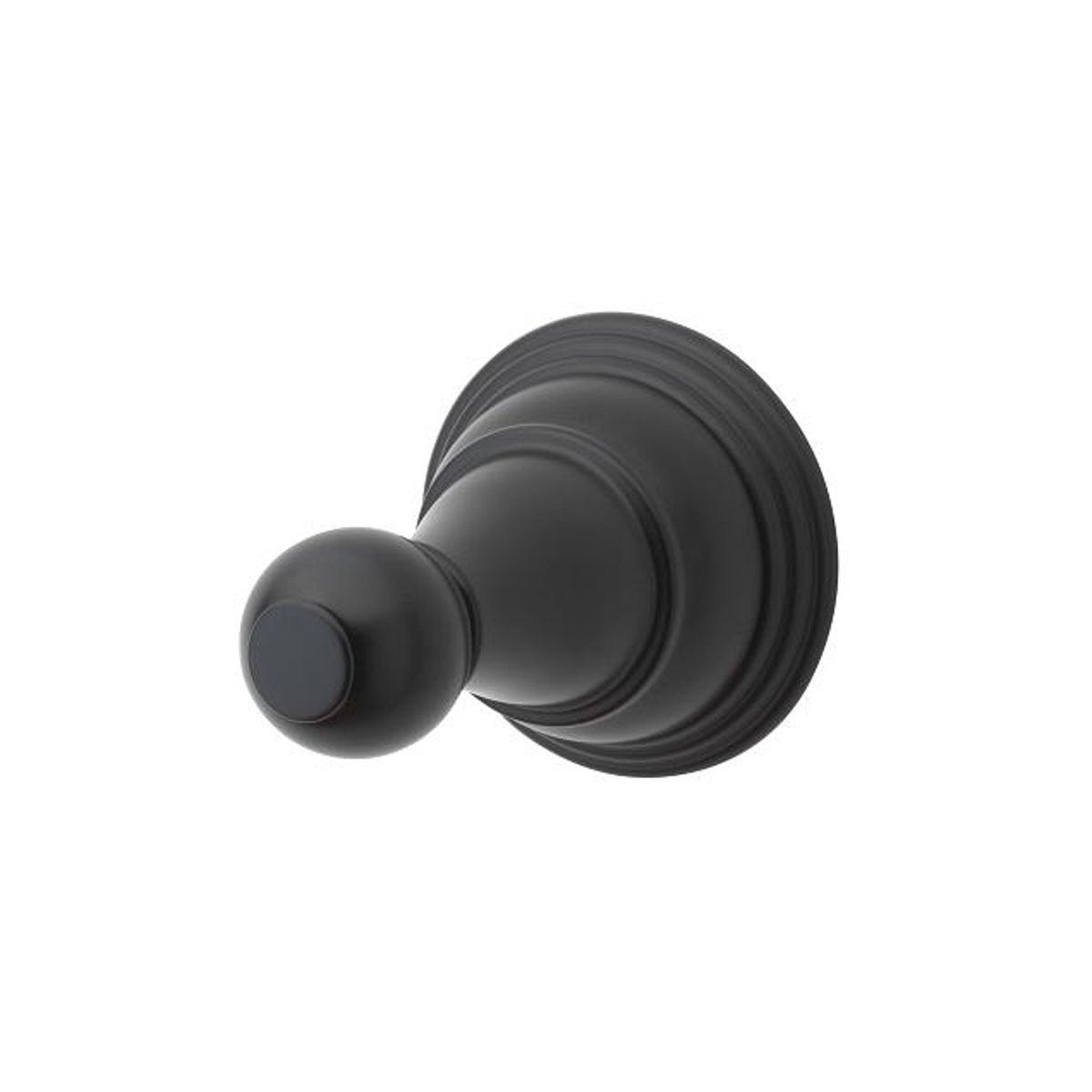 HomePointe Matte Black Vintage Robe Hook
