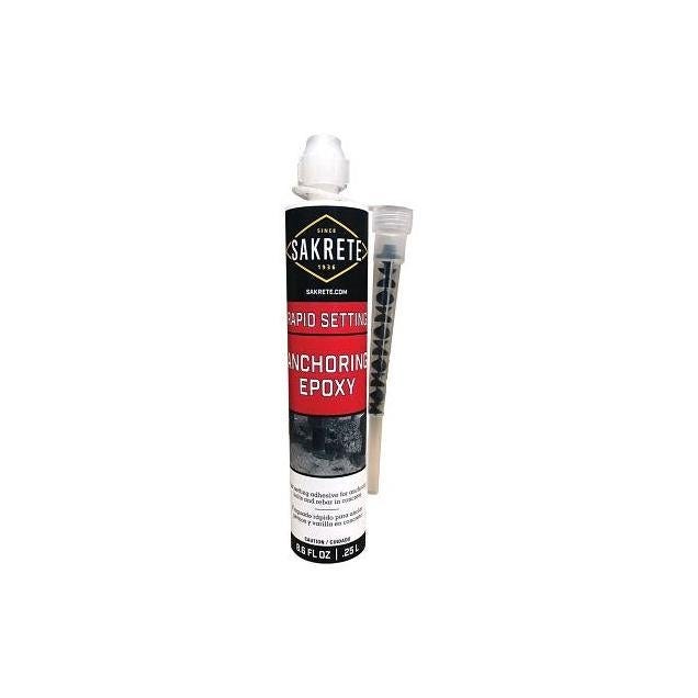 Sakrete 8.6 Oz. Fast Set Anchoring Adhesive Sakrete 8.6 Oz. Fast Set Anchoring Adhesive