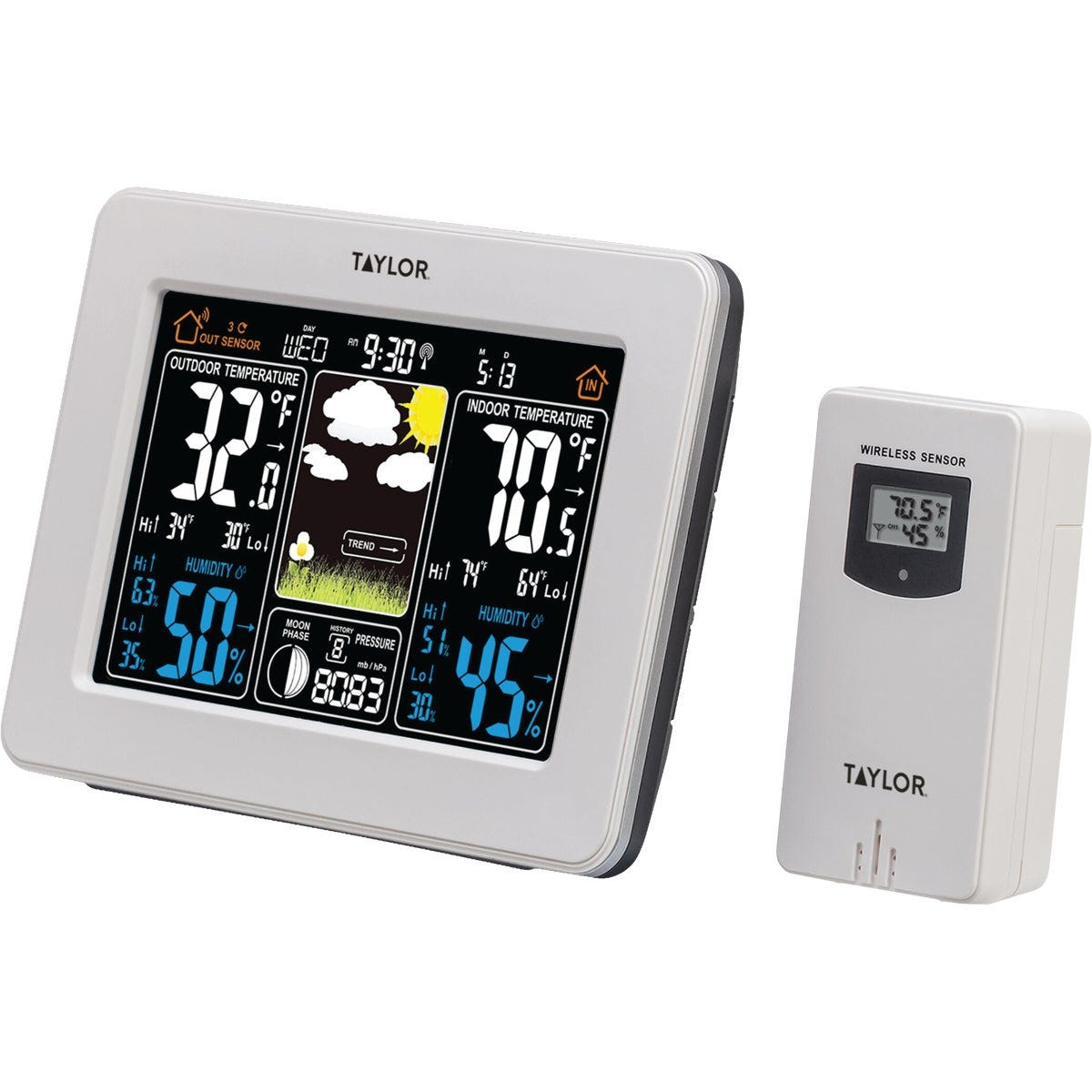 Taylor Indoor/Outdoor Digital Color Deluxe Weather Forecaster - photo 2 Taylor Indoor/Outdoor Digital Color Deluxe Weather Forecaster - photo 2