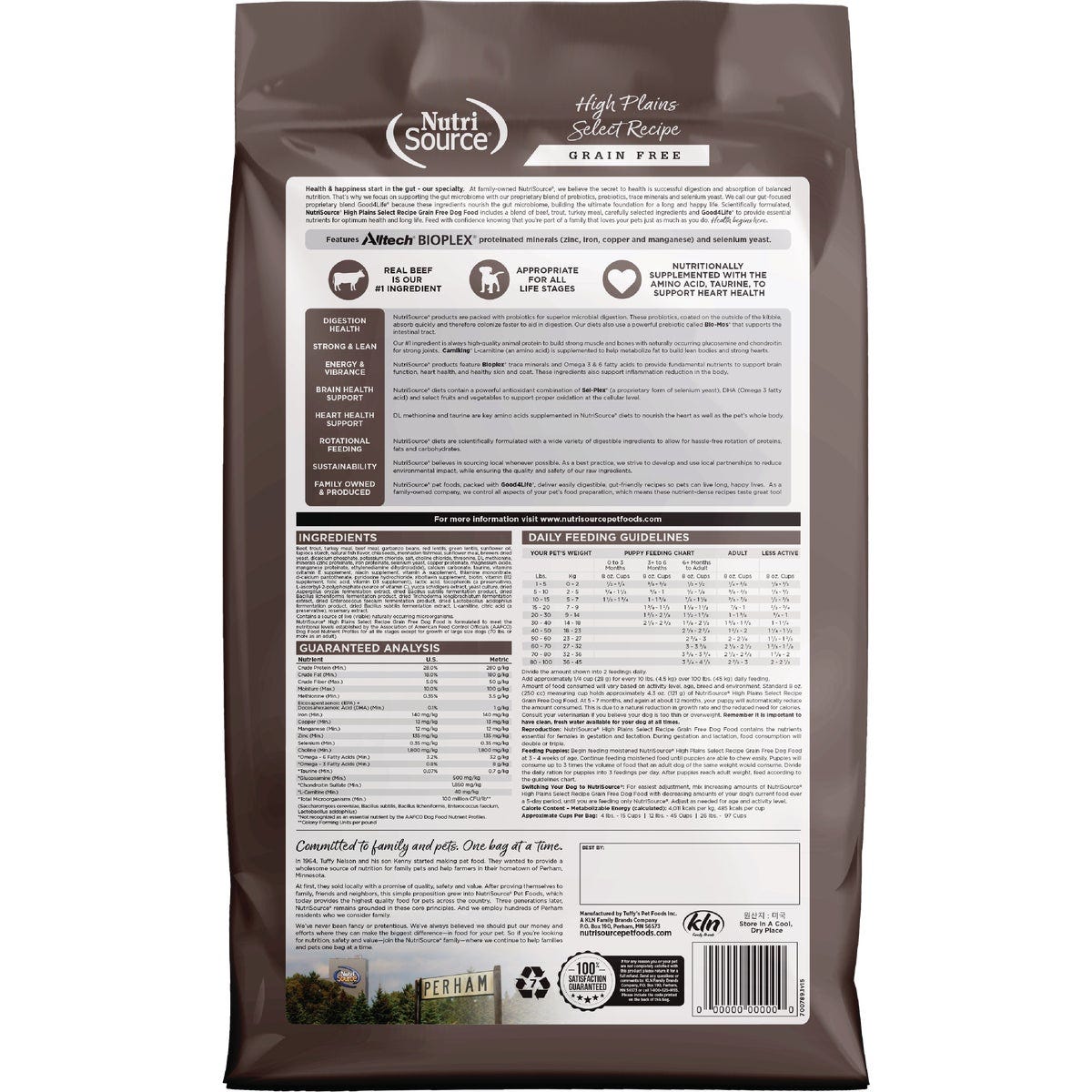 NutriSouce 26 Lb. High Plains Select Recipe Grain Free Dog Food - photo 2