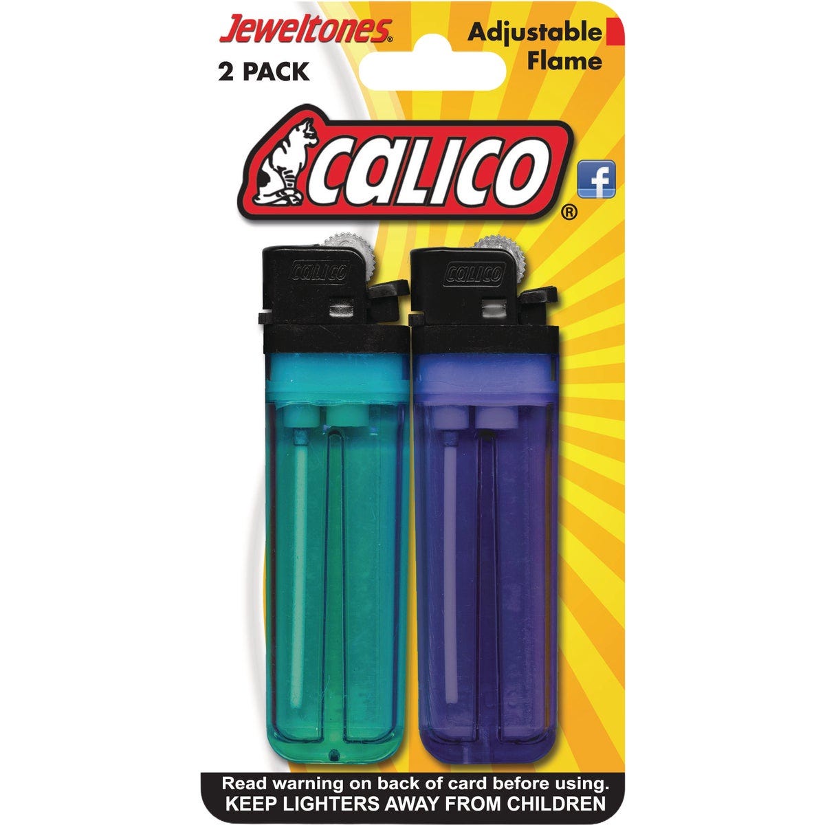Calico Jeweltones Disposable Lighter (2-Pack) - photo 2