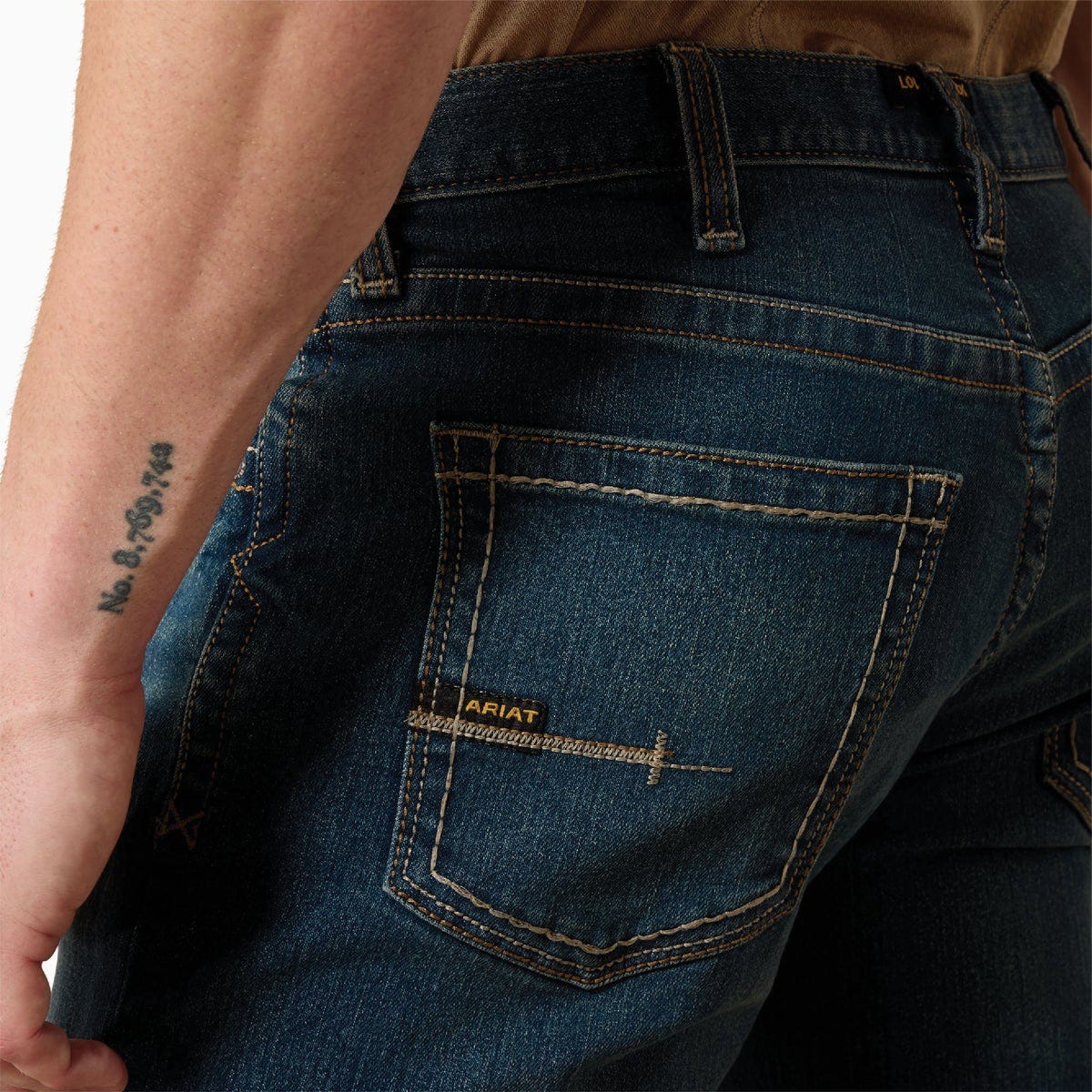 Ariat Men's 32x30 Rebar M5 Straight DuraStretch Edge Stackable Straight Leg Jean - photo 3