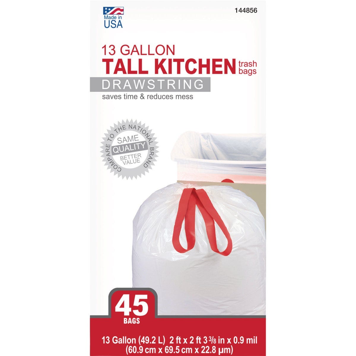 True Value 13 Gal. Drawstring Kitchen Trash Bags (45-Count) - photo 3 True Value 13 Gal. Drawstring Kitchen Trash Bags (45-Count) - photo 3