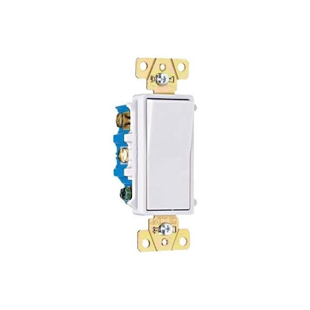 Legrand Pass & Seymour 4W 15A 120/277V White Decor Switch