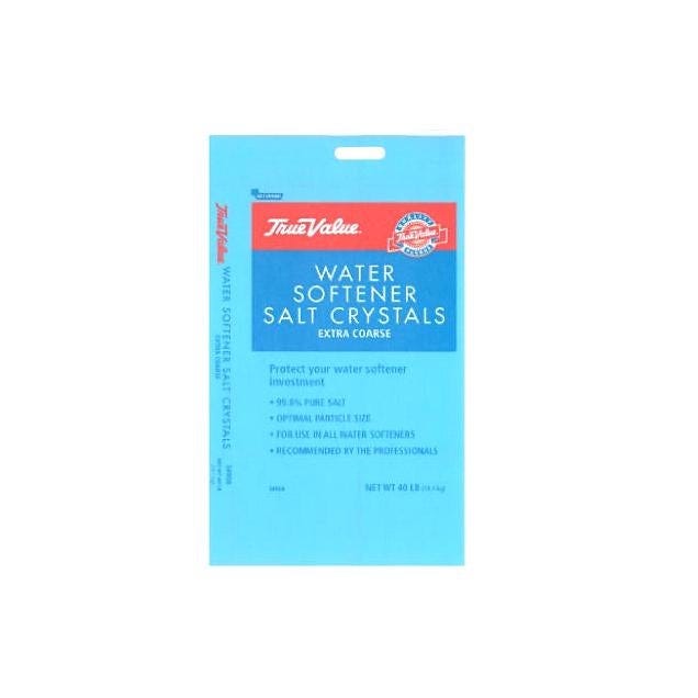 True Value 40 Lb. Water Conditioning Salt Crystals For Extra Coarse Water