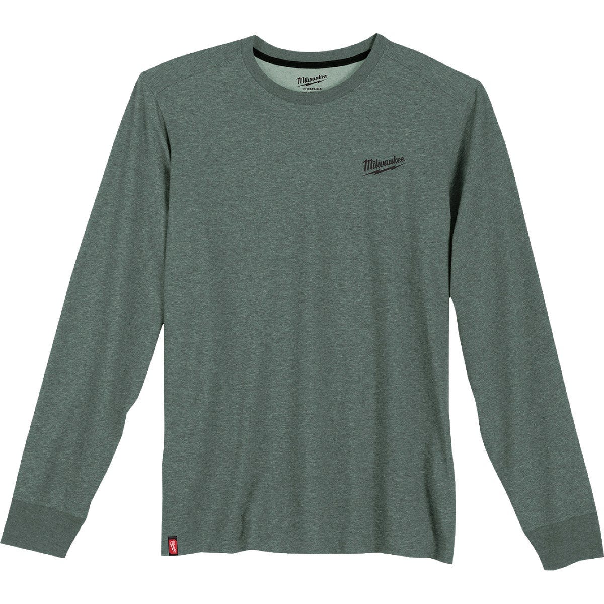 Milwaukee FREEFLEX Men's 2XL Green Long Sleeve Hybrid Work T-Shirt Milwaukee FREEFLEX Men's 2XL Green Long Sleeve Hybrid Work T-Shirt