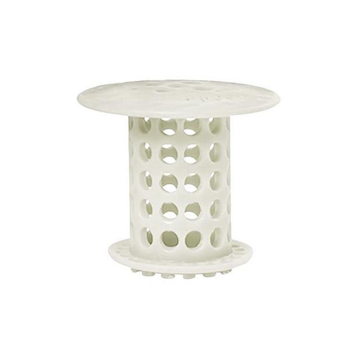 TubShroom 1-1/2 In. White Silicone Tub Drain Hair Snare Catcher