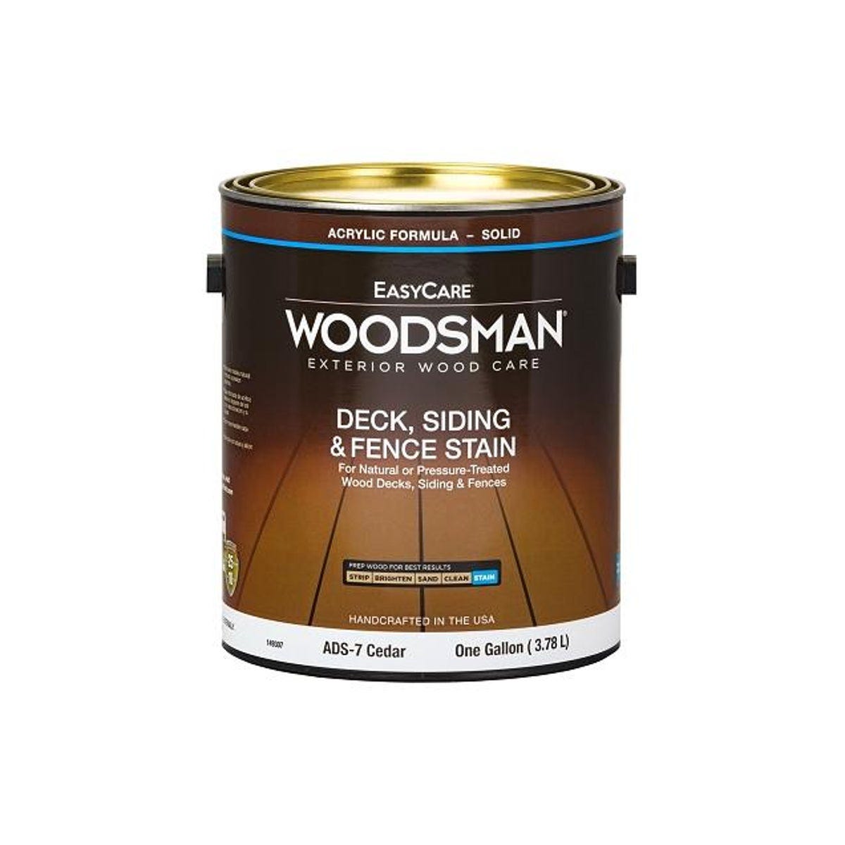 EasyCare Woodsman Solid Cedar Acrylic Deck, Siding & Fence Stain, 1 Gal.