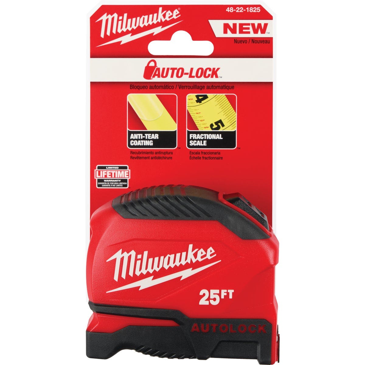 Milwaukee 25 Ft. Compact Auto Lock Tape Measure - photo 2