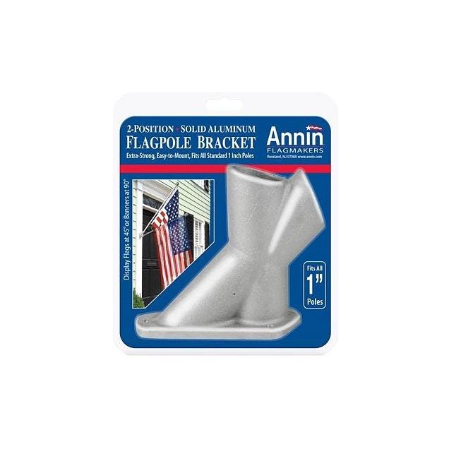 Annin 1.25 In. 2-Position Aluminum Flagpole Bracket