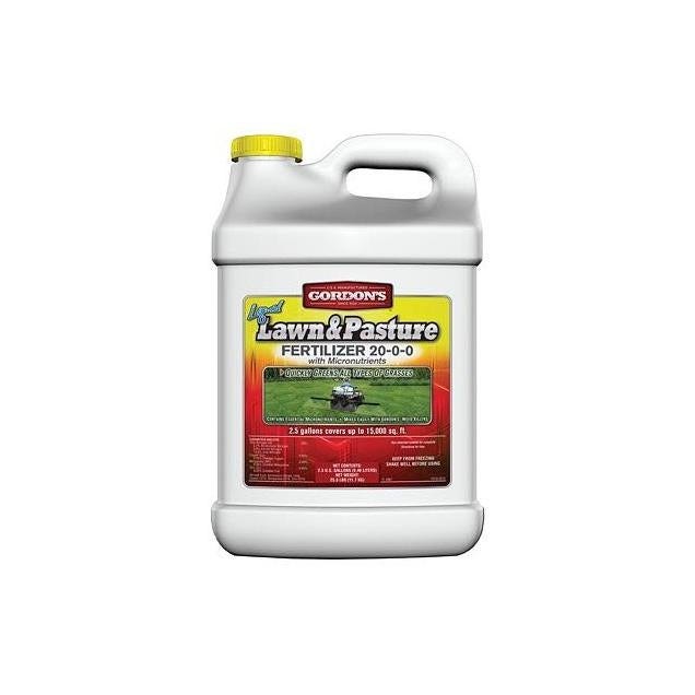 Gordon's 2.5 Gal. 15,000 Sq. Ft. 20-0-0 Liquid Lawn & Pasture Fertilizer