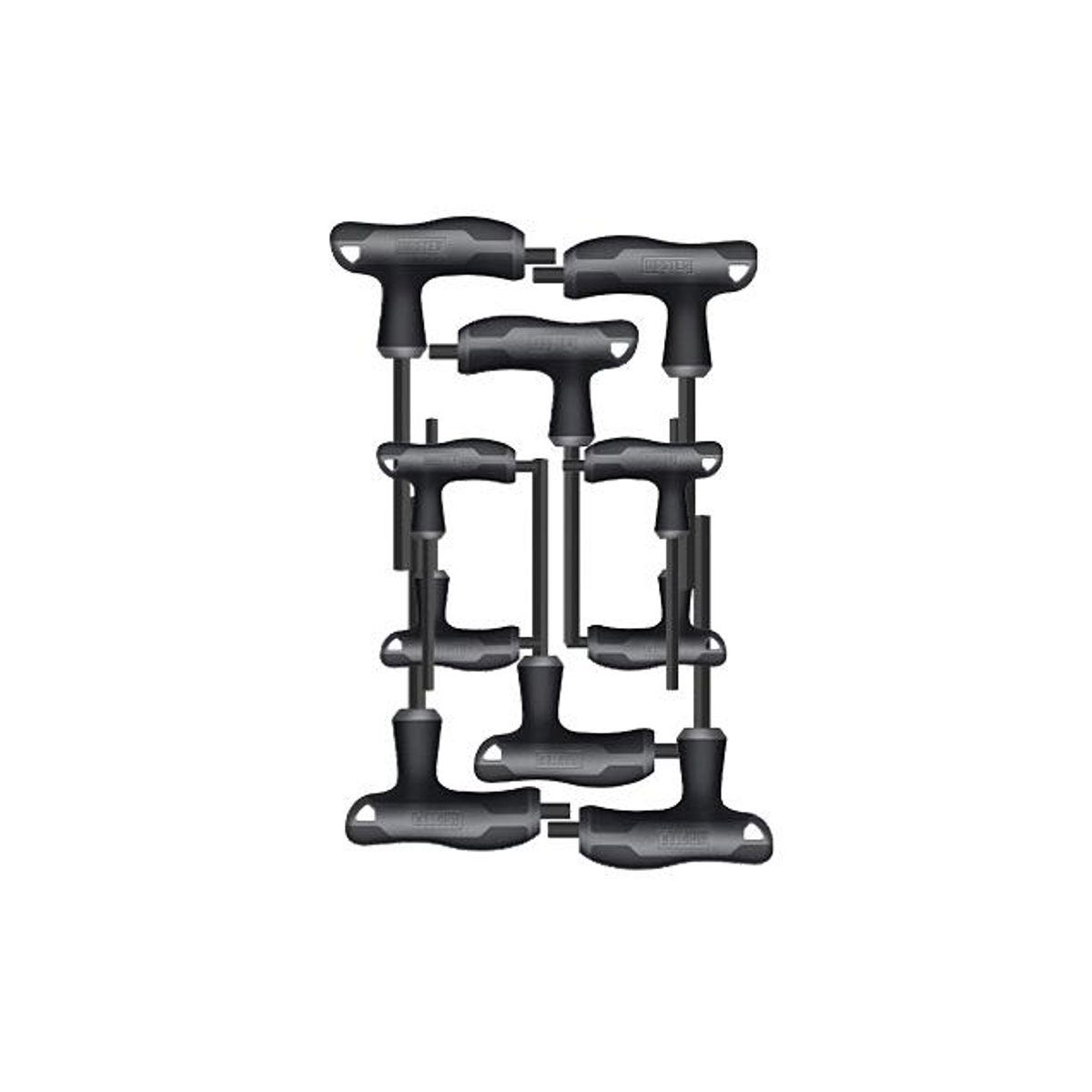 Master Mechanic SAE & Metric T-Handle Hex Wrench Set (10-Piece)