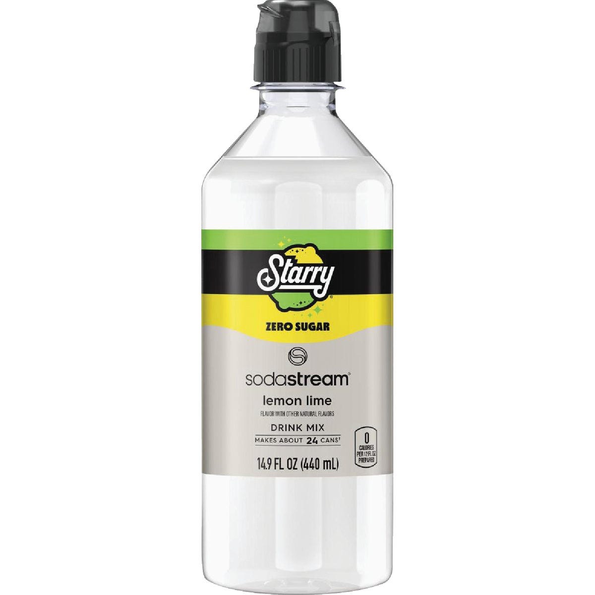 SodaStream 14.9 Oz. Starry Zero Sugar Lemon Lime Sparkling Beverage Mix SodaStream 14.9 Oz. Starry Zero Sugar Lemon Lime Sparkling Beverage Mix
