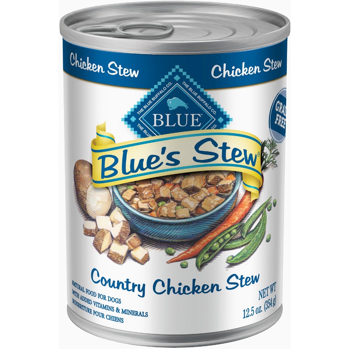 Blue Buffalo Blue's Stew Country Chicken Adult Wet Dog Food, 12.5 Oz.