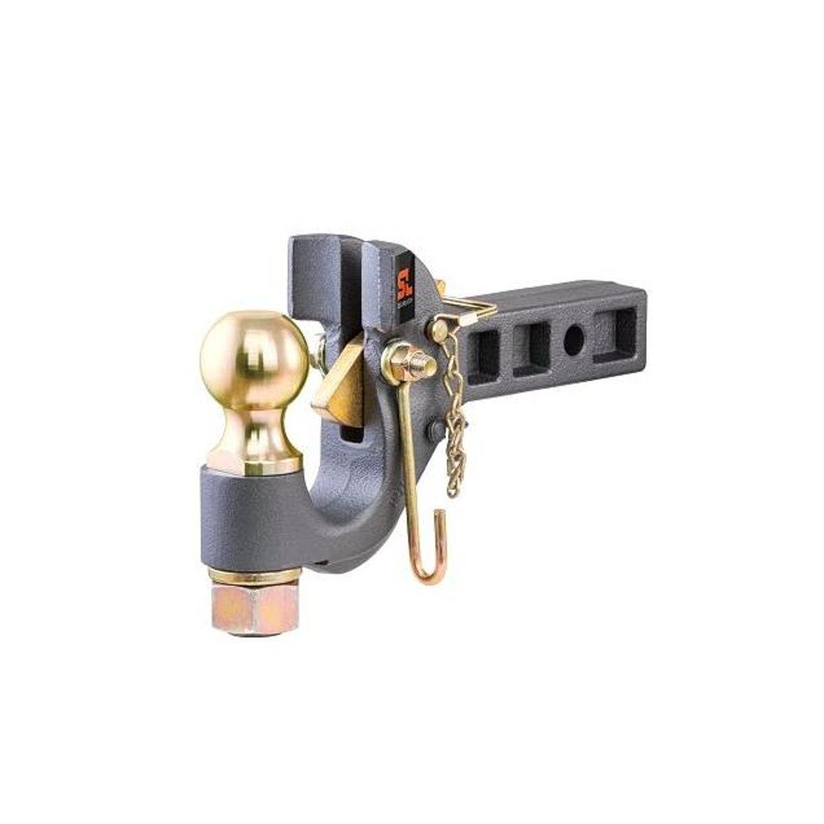 CURT Secure Latch Receiver-Mount Ball & Pintle Hitch