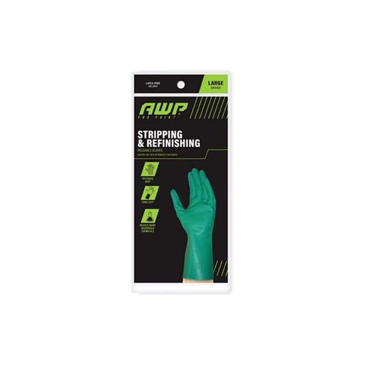 AWP Large Heavy-Duty Nitrile Painting Gloves AWP Large Heavy-Duty Nitrile Painting Gloves