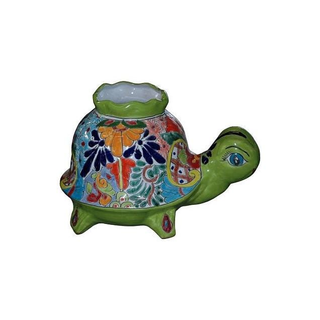 Avera 4.5 In. Turtle Figurine Painted Planter