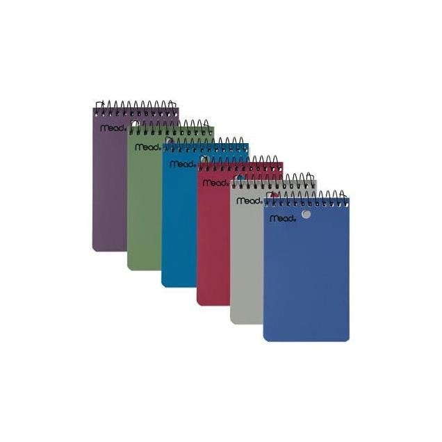Mead 3 In. x 5 In. Assorted Colors College Ruled Topbound Memo Book (100-Pack) Mead 3 In. x 5 In. Assorted Colors College Ruled Topbound Memo Book (100-Pack)