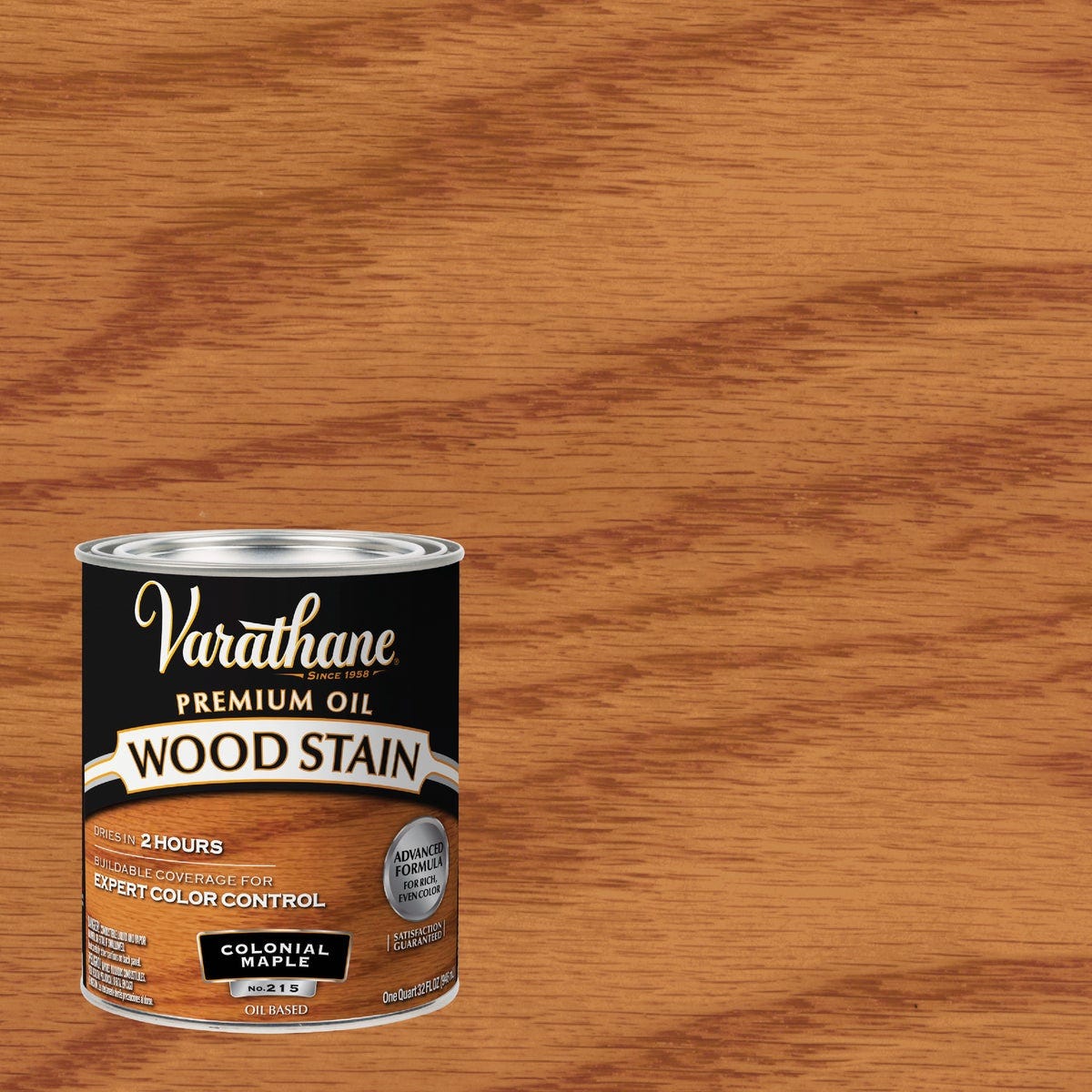 Varathane Premium Oil-Based Interior Wood Stain, Colonial Maple, 1 Qt. - photo 2 Varathane Premium Oil-Based Interior Wood Stain, Colonial Maple, 1 Qt. - photo 2