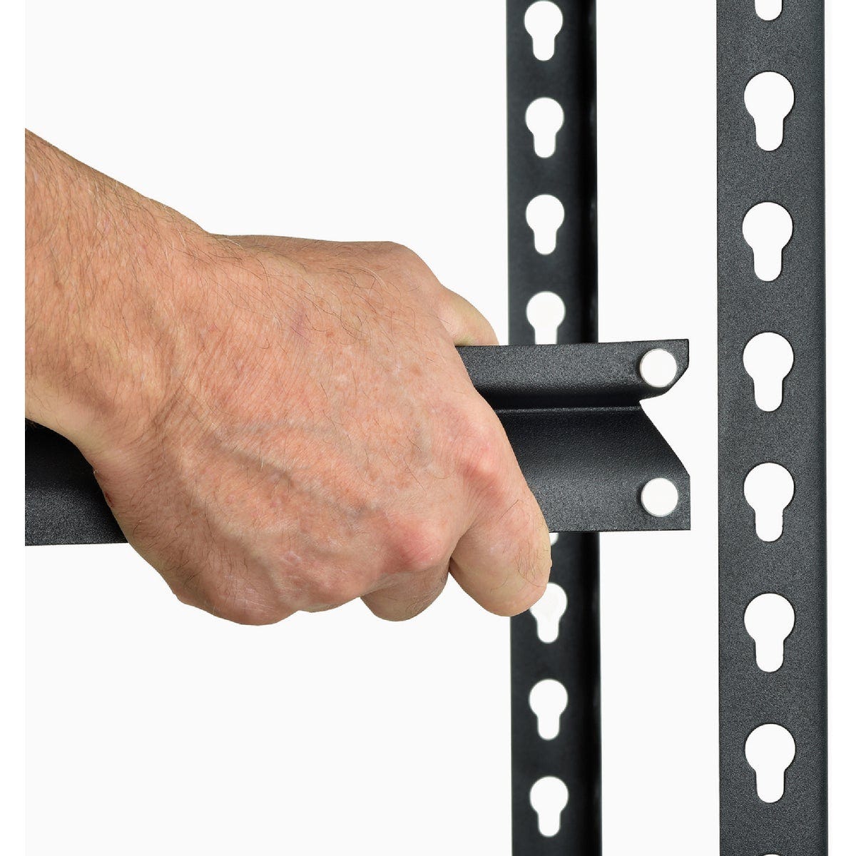 Muscle Rack 48 In. W x 24 In. D x 72 In. H 5-Tier Black Shelving Unit with Wire Shelf - photo 6