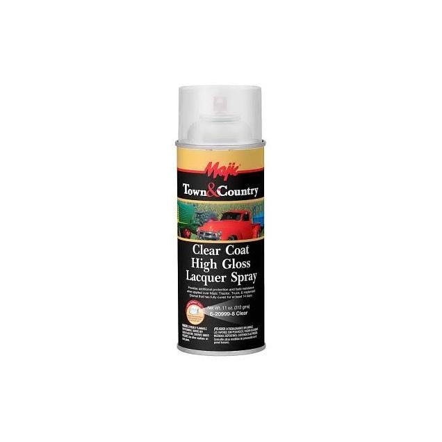 Majic 11 Oz. High Gloss Laquer Town & Country Clear Coat Spray Majic 11 Oz. High Gloss Laquer Town & Country Clear Coat Spray