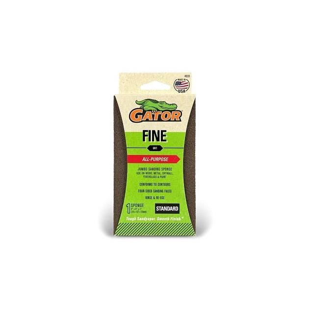 Gator 3 In. x 5 In. 100-Grit Jumbo Sanding Sponge