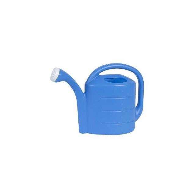 Novelty 2-Gallon Bright Blue Deluxe Watering Can Novelty 2-Gallon Bright Blue Deluxe Watering Can
