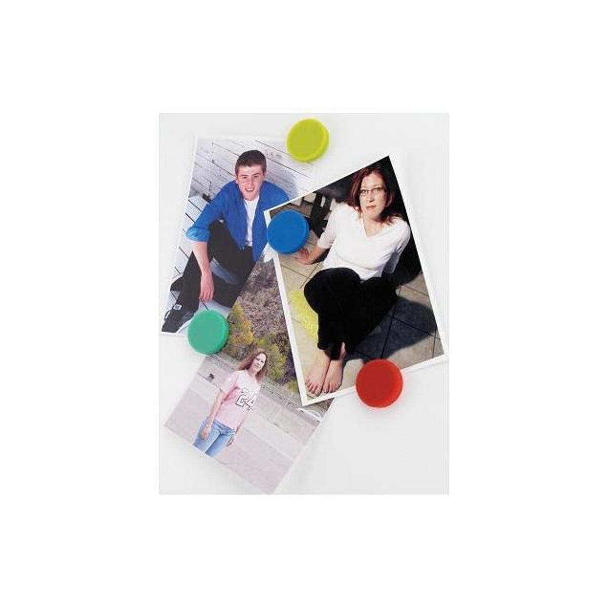 Magnet Source 1 In. Assorted Colors Rubber Disc Magnet - photo 3