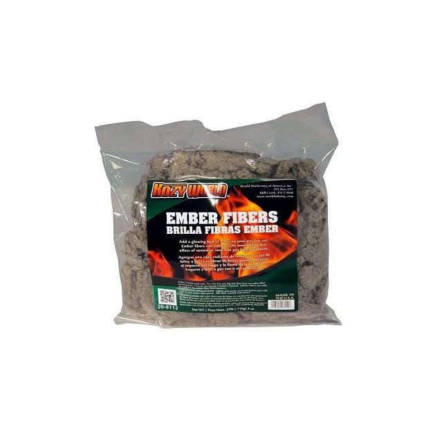 Kozy World 4 Oz. Fireplace Glowing Ember Fibers