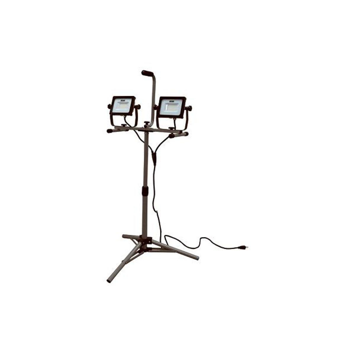 Master Electrician 64W 18/3 6000 Lumens LED Dual-Head Work Light