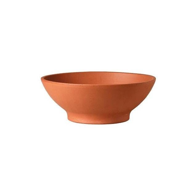 Deroma 12 In. Clay Low Bowl Planter Deroma 12 In. Clay Low Bowl Planter