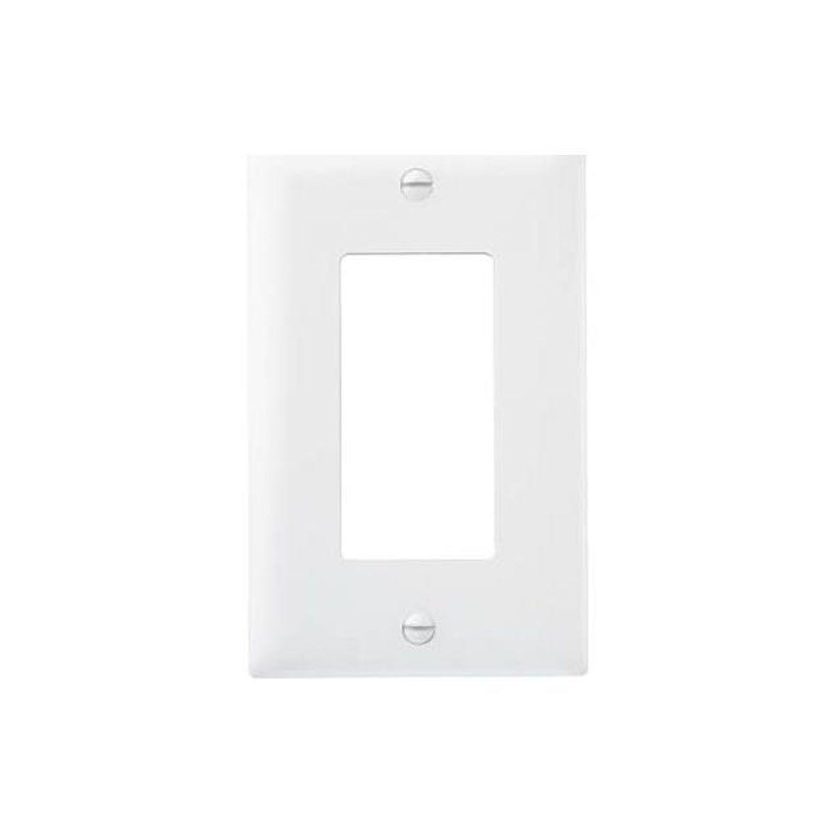 Legrand Pass & Seymour 1-Gang Nylon Decorator Wall Plate, White