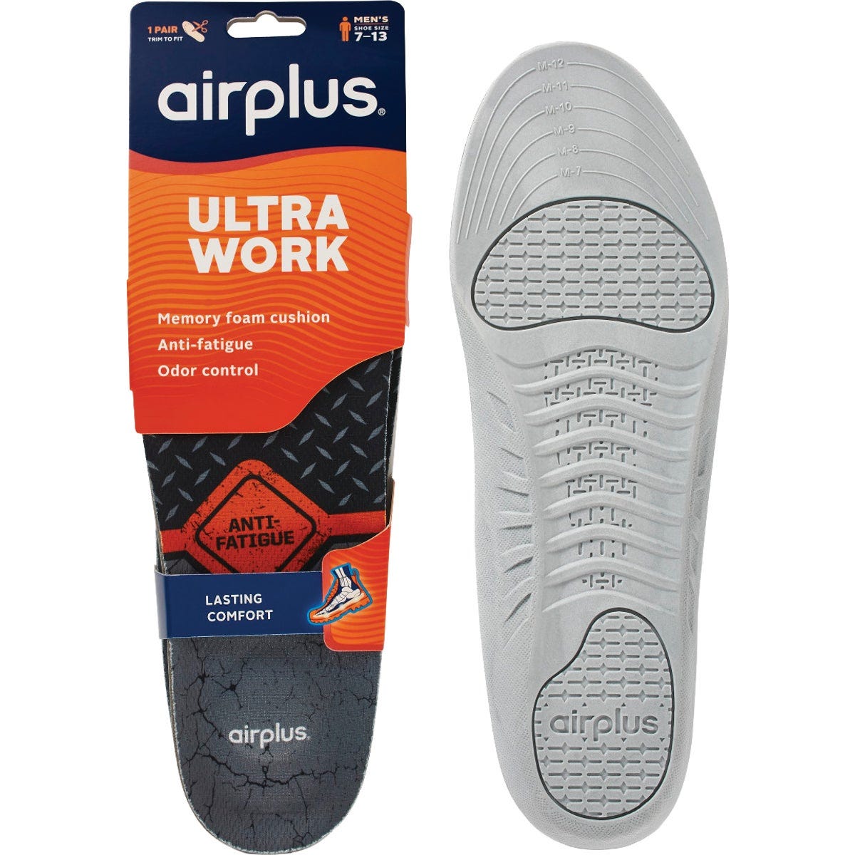 Implus Airplus Ultra Work Men's 7 to 13 Memory Plus Insoles Implus Airplus Ultra Work Men's 7 to 13 Memory Plus Insoles