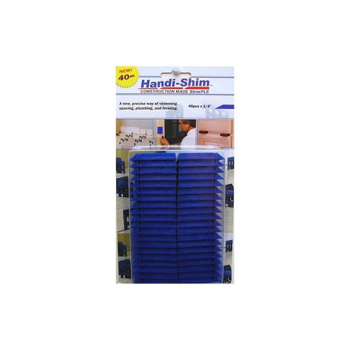 Handi-Shim 1/4 In. Blue Construction Shims (40-Ct.) Handi-Shim 1/4 In. Blue Construction Shims (40-Ct.)
