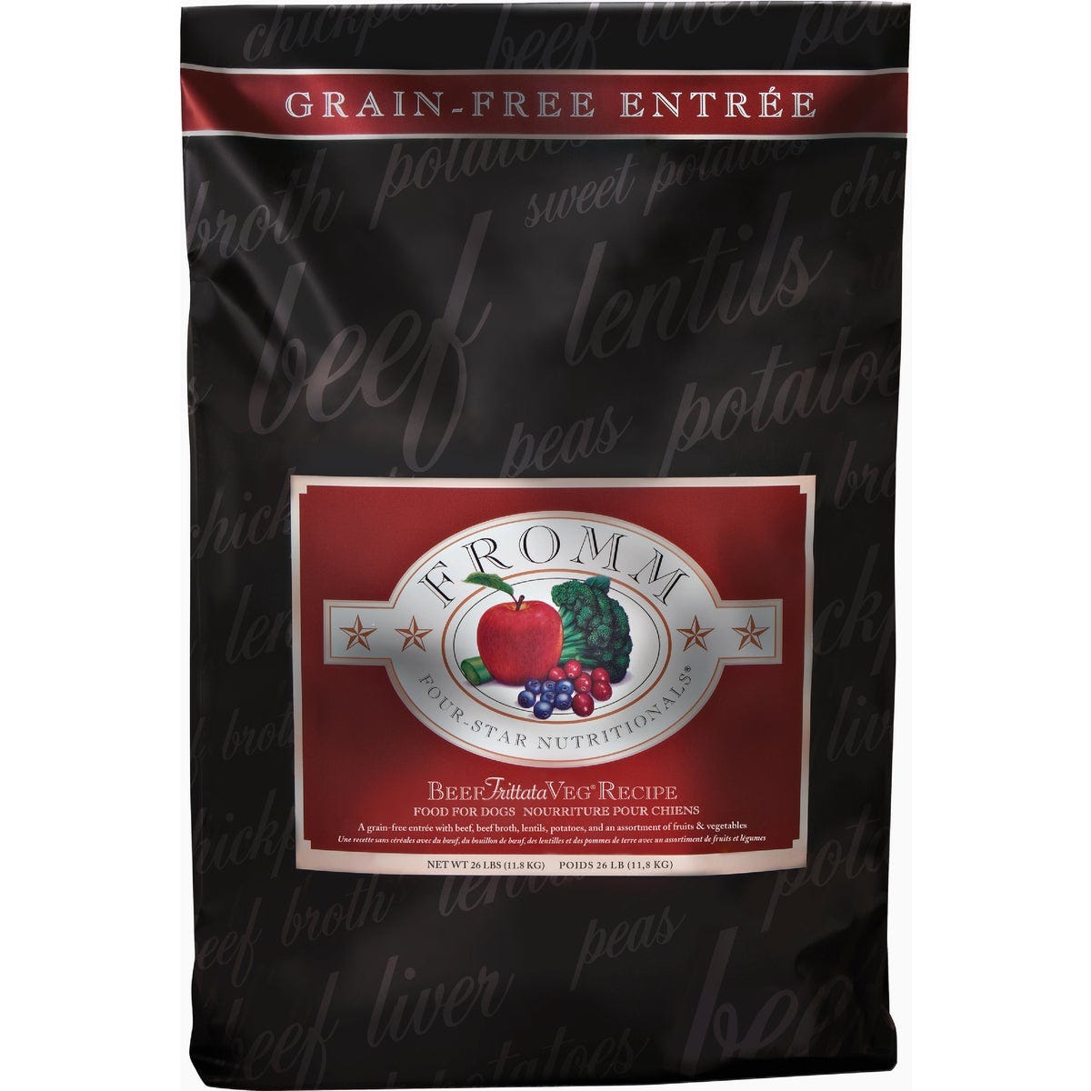 Fromm Four-Star Nutritionals Beef Frittata Veg Recipe Dry Dog Food, 26 Lb. - photo 2 Fromm Four-Star Nutritionals Beef Frittata Veg Recipe Dry Dog Food, 26 Lb. - photo 2