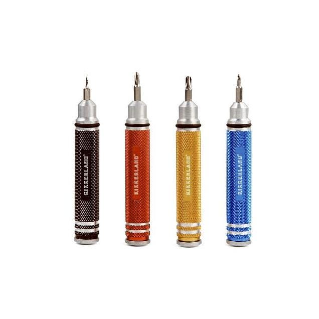 Kikkerland Assorted Colors 8-In-1 Screwdriver Set