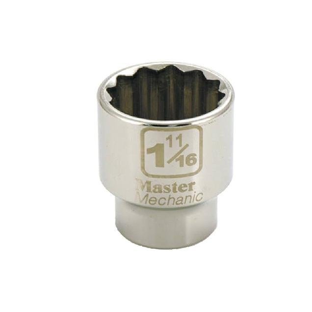 Master Mechanic 3/4 In. Drive 1-11/16 In. 12-Point Socket